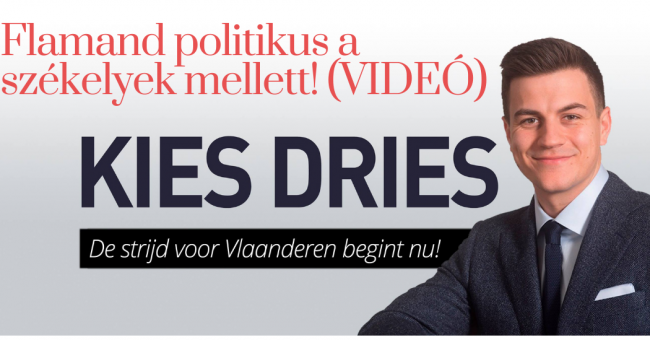 Flamand politikus a székelyek mellett!