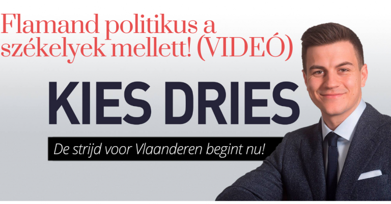 Flamand politikus a székelyek mellett!