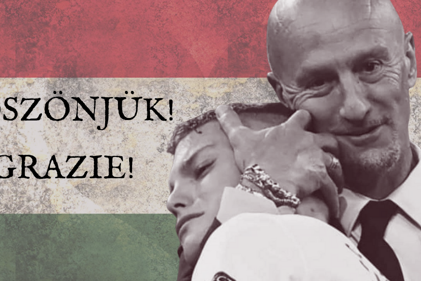 KÖSZÖNJÜK! GRAZIE!