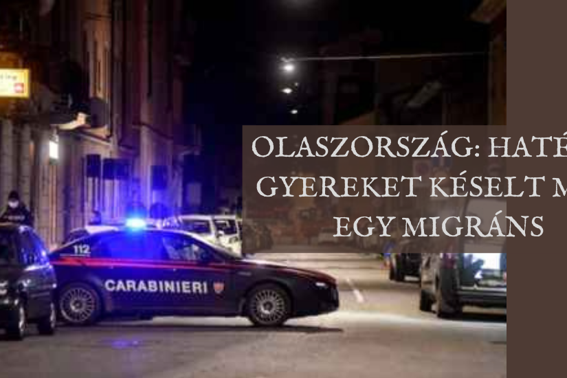 Olaszország hatéves gyereket késelt meg egy migráns