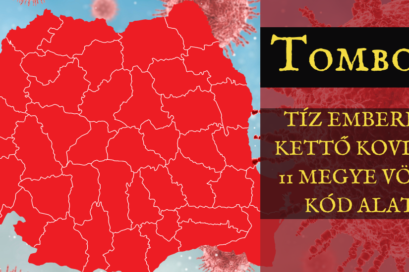 Tombol! Tíz emberből kettő kovidos, 11 megye vörös kód alatt