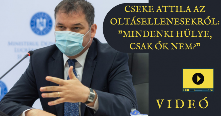 Cseke Attila az oltásellenesekről „hülyék” – VIDEÓ (1)