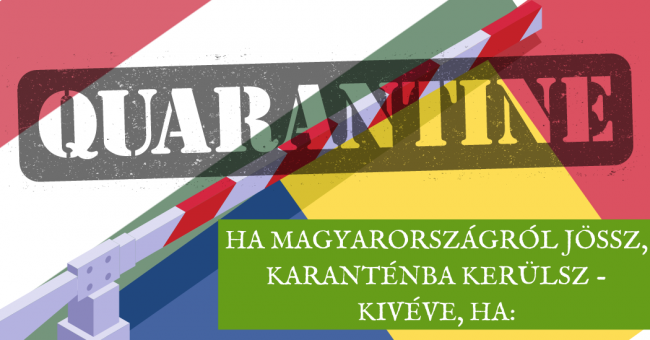 Ha Magyarországról jössz, karanténba kerülsz – kivéve, ha