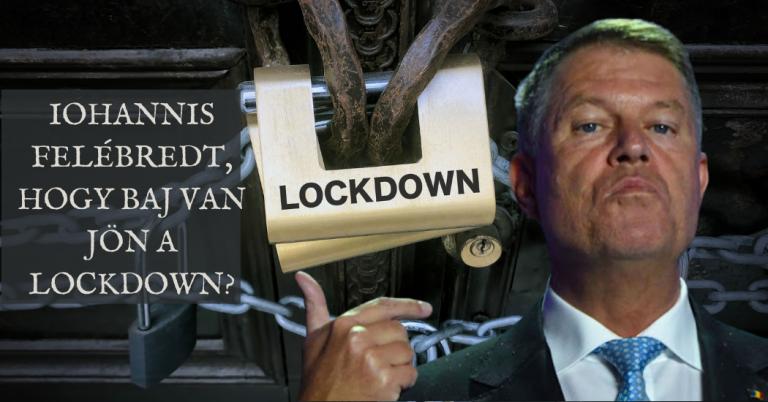 Iohannis felébredt, hogy baj van jön a lockdown