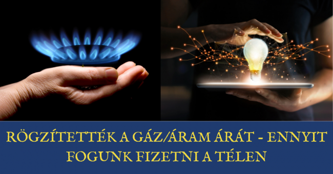 Rögzítették a gázáram árát – ennyit fogunk fizetni a télen