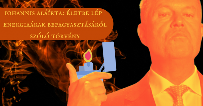 iohannis aláírta érv életbe lép energiaárak befagyasztáésáról szóló törvény (1)