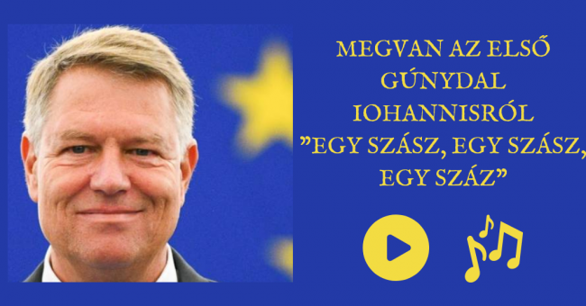 megvan az első gúnydal Iohannisról egy szász, egy szász, egy száz
