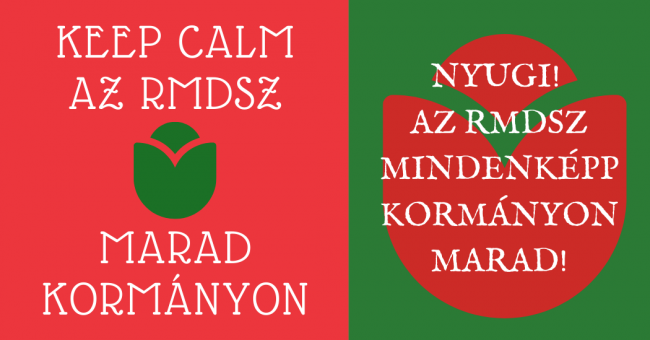 KEEP CALM AZ RMDSZ MARAD KORMÁNYON