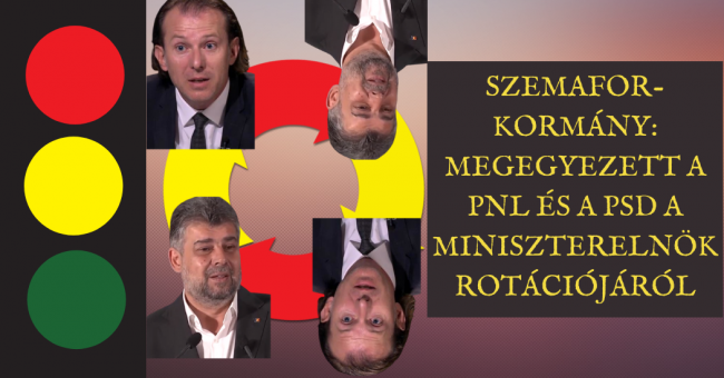 Szemafor-kormány megegyezett a PNL és a PSD a miniszterelnök rotációjáról