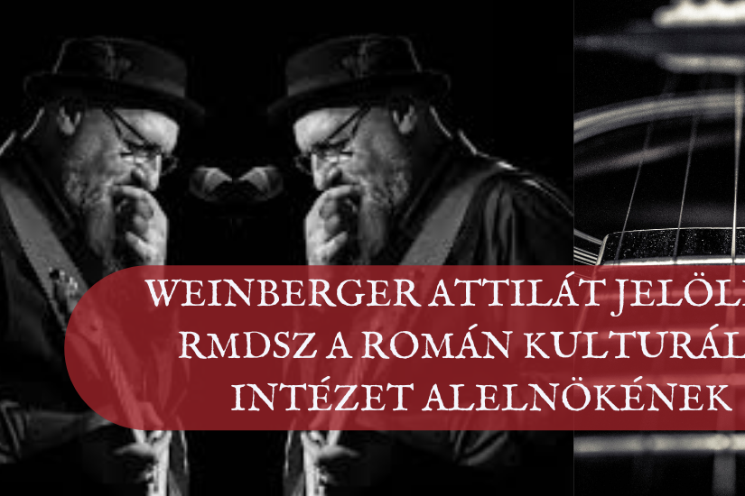 Weinberger Attilát jelöli az RMDSZ a Román Kulturális Intézet alelnökének