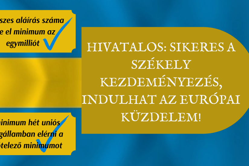 minimum hét uniós tagállamban elérni a minimális aláírásszámot (1)