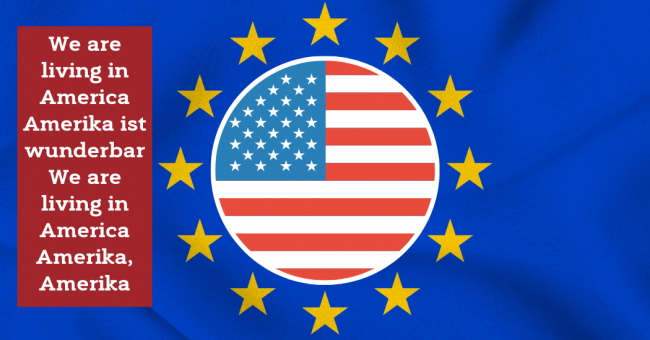 We are living in America Amerika ist wunderbar We are living in America Amerika, Amerika