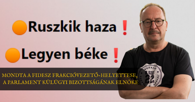 Mondta a Fidesz frakcióvezető-helyettese, a parlament külügyi bizottságának elnöke