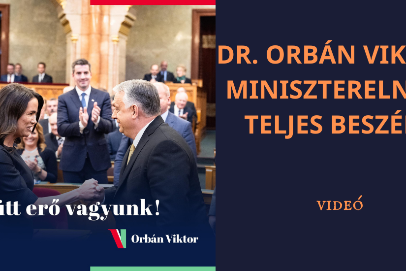 dr. orbán viktor miniszterelnök teljes beszéde