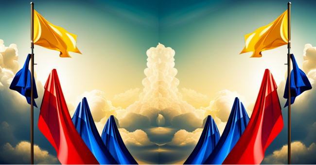 sarga_kek_voros_zaszlok_felhok_drama_illu