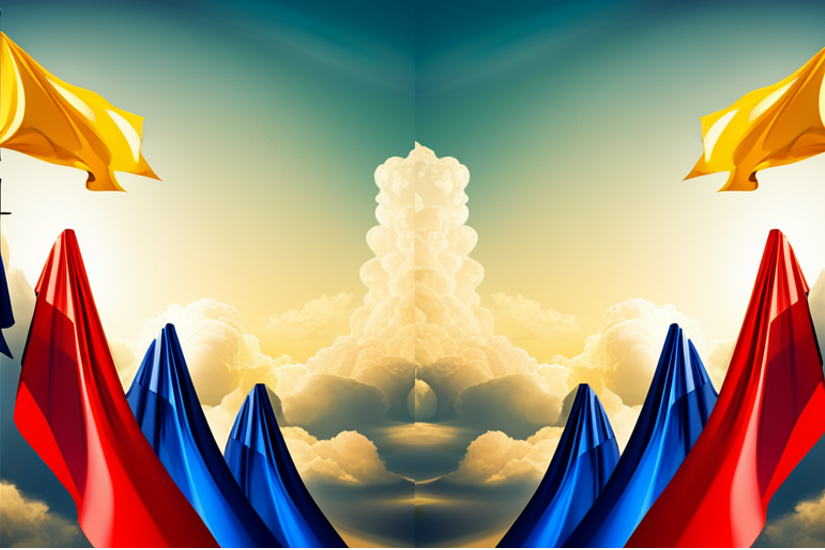 sarga_kek_voros_zaszlok_felhok_drama_illu