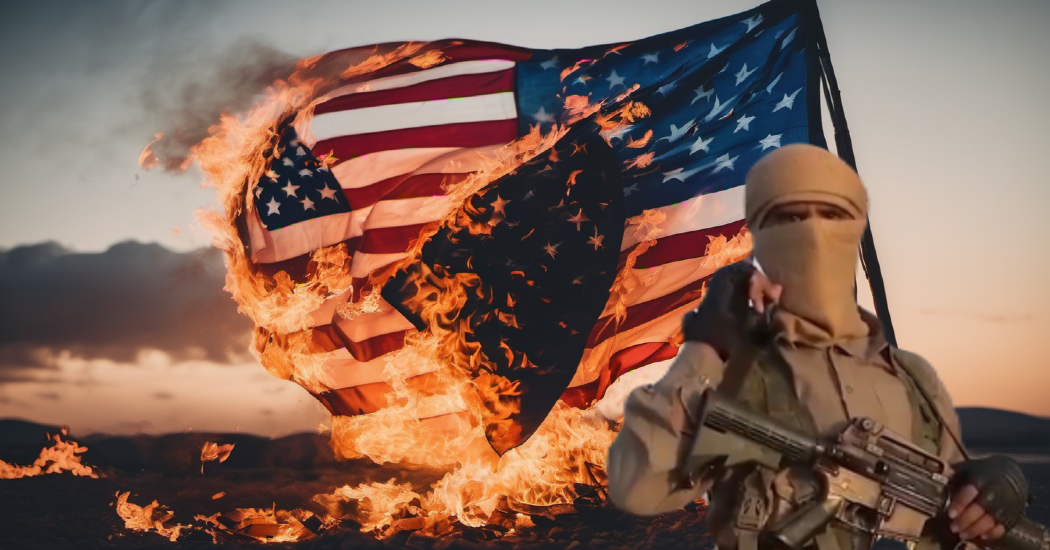 amerikai_zaszlo_langokban_dzsihad_illu_ai