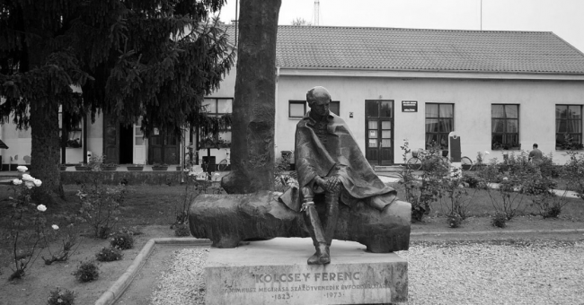 A Kölcsey-kúria Szatmárcsekén, kép forrása_ Wikipédia