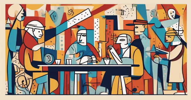 minimalber_munkasok_kocsmaban_illu_ai